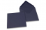 Wenskaart enveloppen gekleurd - donkerblauw, 155 x 155 mm | Enveloppenland.be
