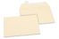 114 x 162 mm -  Ivoorwit gekleurde papieren enveloppen  | Enveloppenland.be