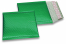 Luchtkussen enveloppen ECO metallic - groen 165 x 165 mm | Enveloppenland.be