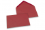 Wenskaart enveloppen gekleurd - donkerrood, 125 x 175 mm | Enveloppenland.be