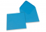 Wenskaart enveloppen gekleurd - oceaanblauw, 155 x 155 mm | Enveloppenland.be