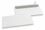 Witte papieren enveloppen, 110 x 220 mm (DL), 80 grams, stripsluiting, gewicht per stuk ca. 4 gr. | Enveloppenland.be