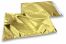 Goud gekleurde metallic folie enveloppen - 229 x 324 mm | Enveloppenland.be