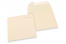 160 x 160 mm -  Ivoorwit gekleurde papieren enveloppen | Enveloppenland.be