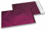 Bordeaux gekleurde mat metallic folie enveloppen - 180 x 250 mm | Enveloppenland.be