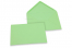 Wenskaart enveloppen gekleurd - mintgroen, 114 x162 mm | Enveloppenland.be