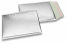 Luchtkussen enveloppen ECO metallic - zilver 180 x 250 mm | Enveloppenland.be