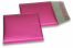 Luchtkussen enveloppen ECO mat metallic - roze 165 x 165 mm | Enveloppenland.be