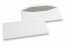 Witte papieren enveloppen, 110 x 220 mm (DL), 80 grams, gegomd, gewicht per stuk ca. 4 gr. | Enveloppenland.be