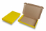 Brievenbusdozen met bovenklep - geel | Enveloppenland.be