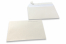 Wit gekleurde enveloppen parelmoer - 162 x 229 mm | Enveloppenland.be