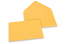Wenskaart enveloppen gekleurd - goudgeel, 133 x 184 mm | Enveloppenland.be