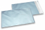 IJsblauw gekleurde mat metallic folie enveloppen - 230 x 320 mm | Enveloppenland.be