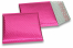 Luchtkussen enveloppen ECO metallic - roze 165 x 165 mm | Enveloppenland.be