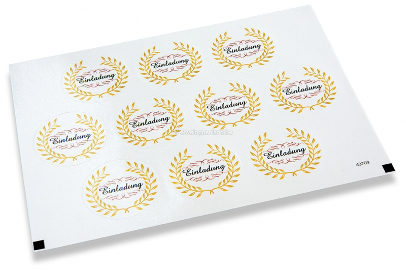 Sluitzegels party - einladung