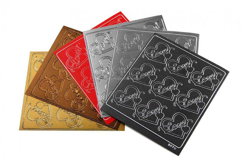 Love peel-off stickers