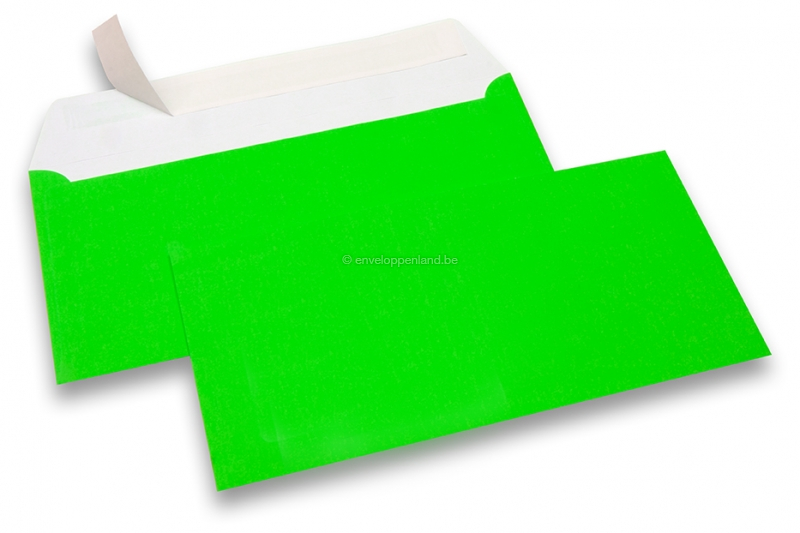 Neon enveloppen - groen, zonder venster