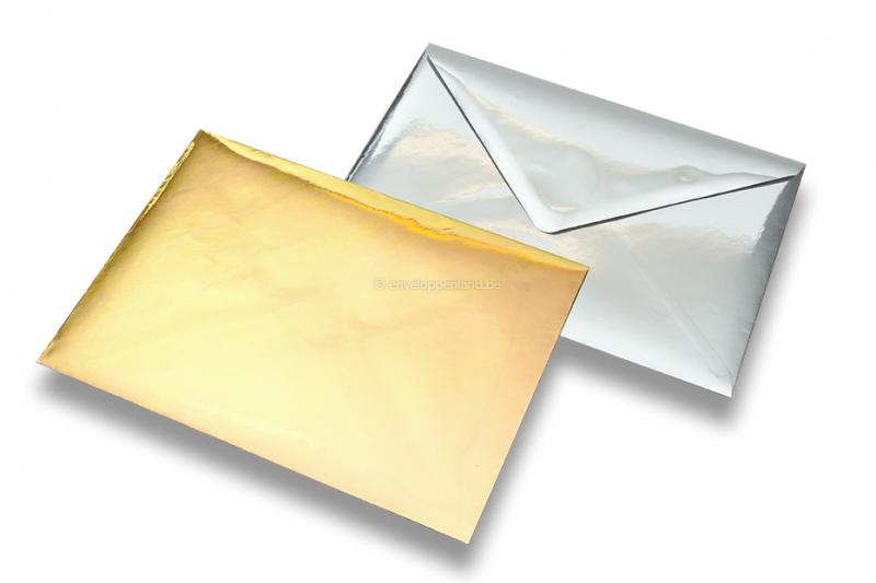 Metallic glanzende enveloppen