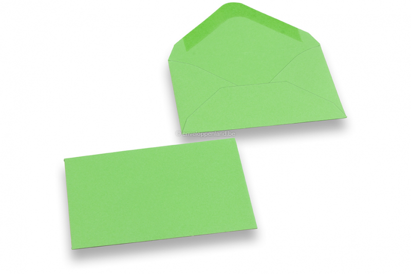 Groene mini envelopjes