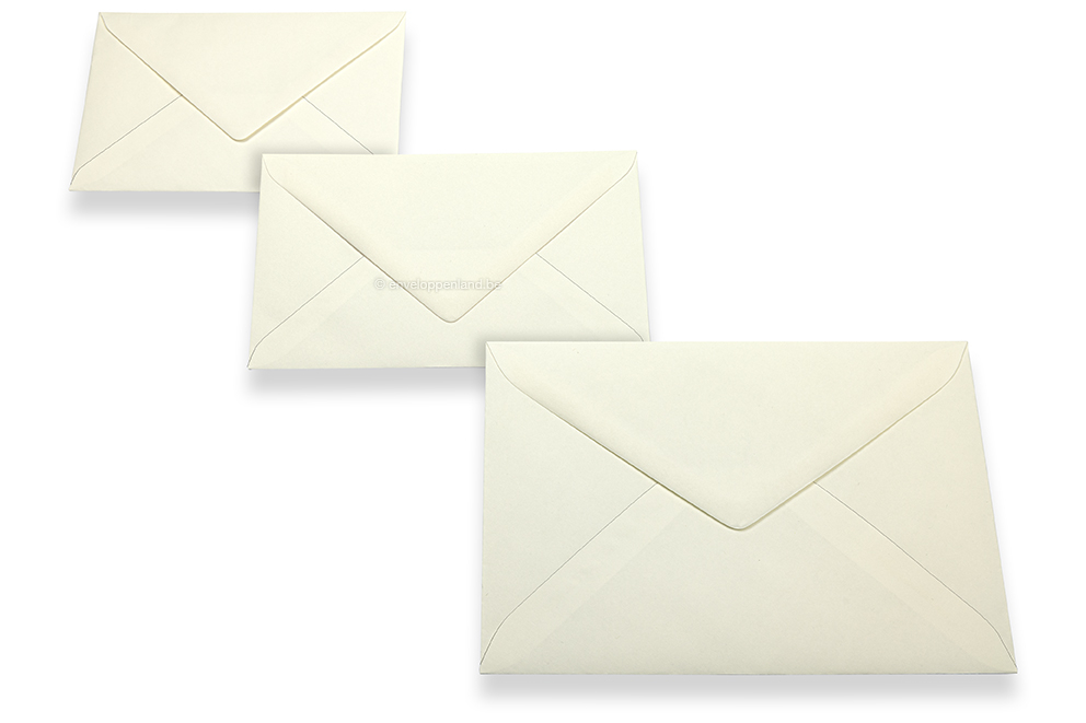 Wenskaart enveloppen crème