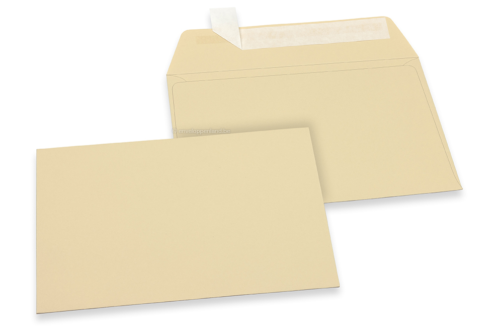 114 x 162 mm - Camel gekleurde enveloppen papier 