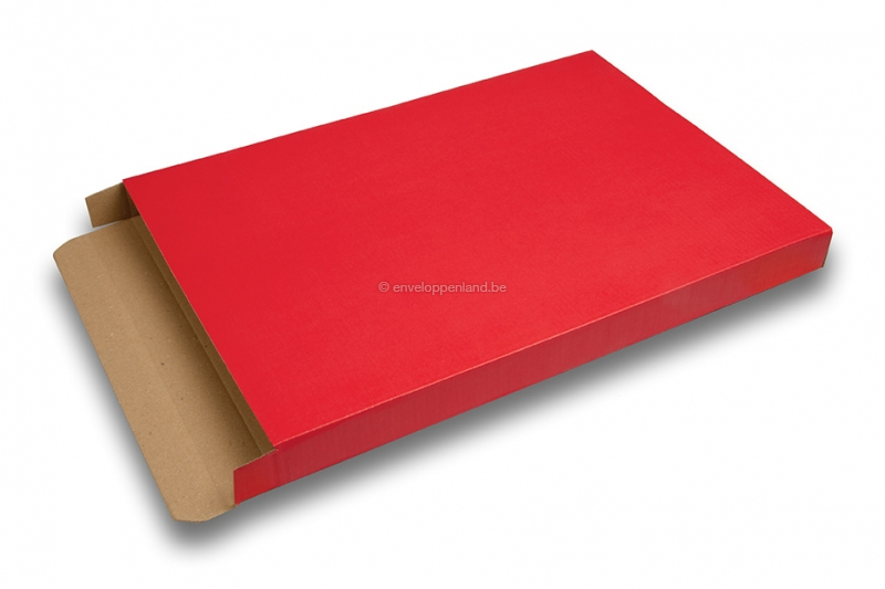 Postdozen mat gekleurd - Rood