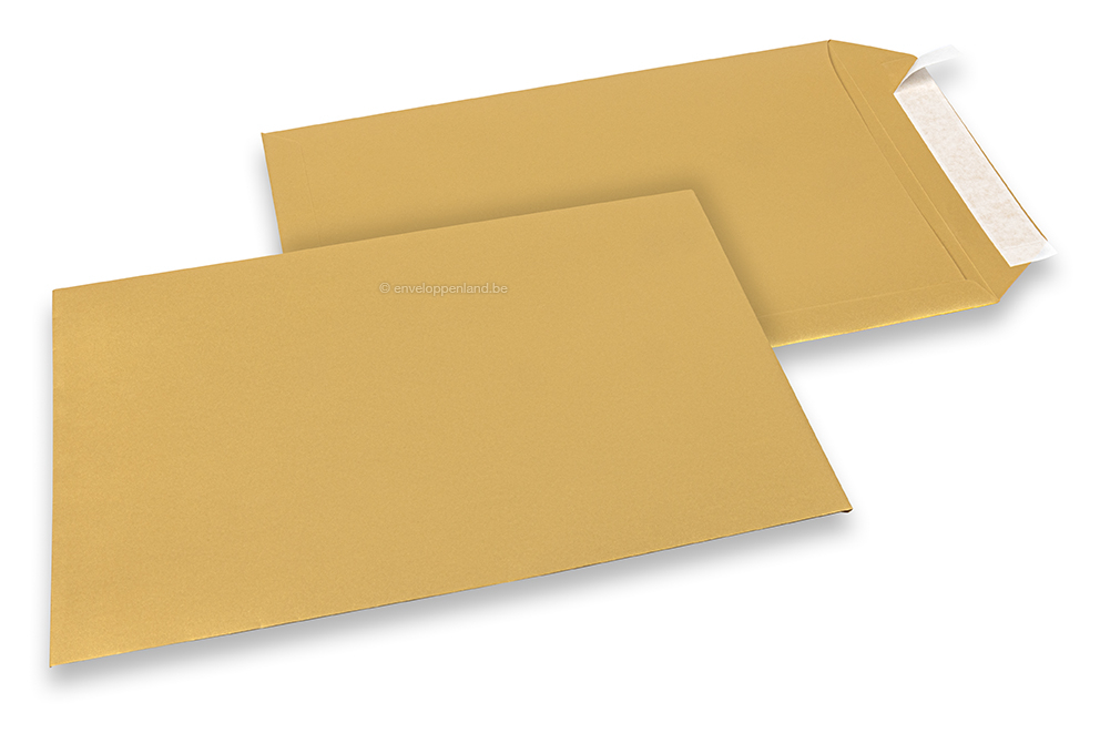 229 x 324 mm - Goud metallic gekleurde enveloppen papier
