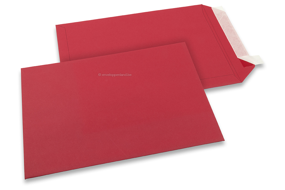 229 x 324 mm - Rood gekleurde enveloppen papier