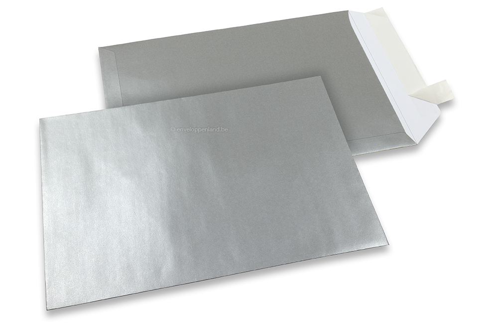 229 x 324 mm - Zilver gekleurde enveloppen papier