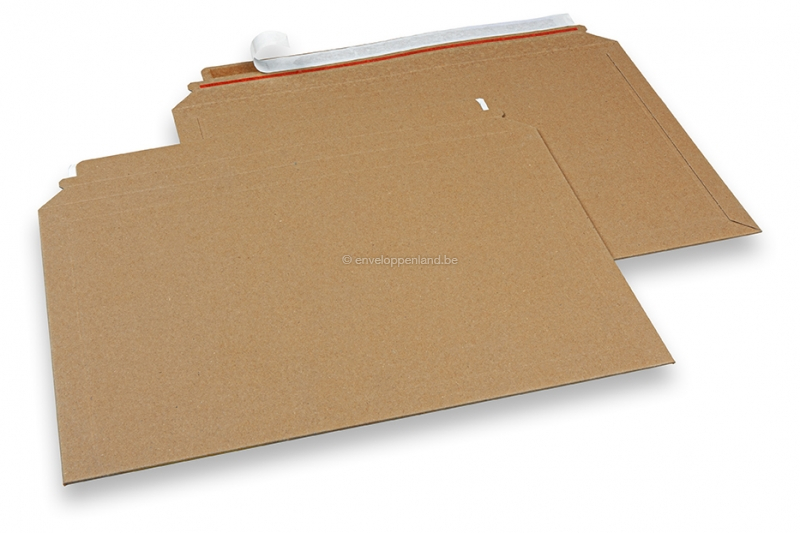 Kartonnen enveloppen bruin - 250 x 353 mm