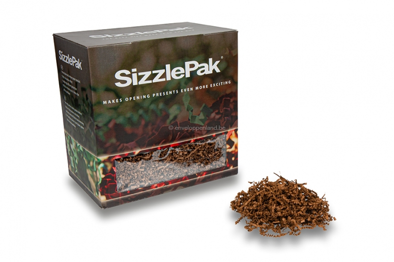 Opvulmateriaal SizzlePak - Bruin (1.25 kg), 80 grams papier