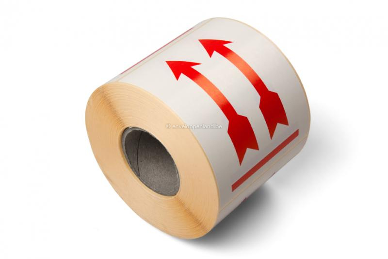 Logistieke etiketten - Deze kant boven: pijlen - 90 x 115 mm