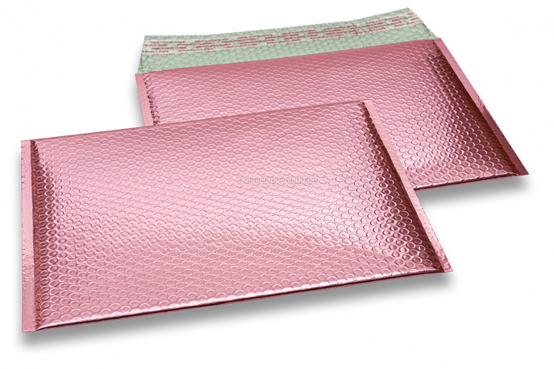 Luchtkussen enveloppen ECO metallic - rosé goud 235 x 325 mm