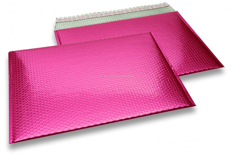 Luchtkussen enveloppen ECO metallic - roze 320 x 425 mm