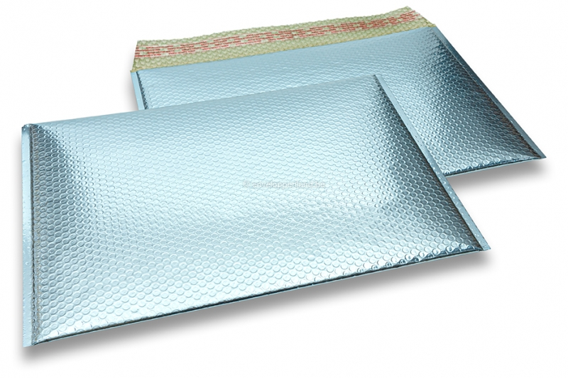 Luchtkussen enveloppen ECO metallic - ijsblauw 320 x 425 mm