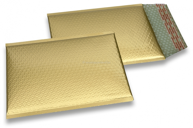 Luchtkussen enveloppen ECO mat metallic - goud 180 x 250 mm