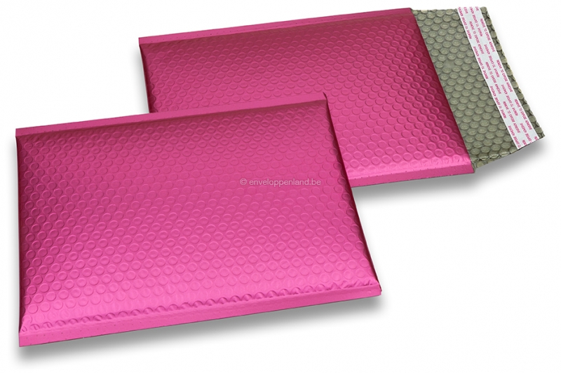 Luchtkussen enveloppen ECO mat metallic - roze 180 x 250 mm