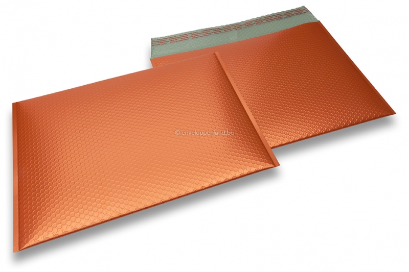 Luchtkussen enveloppen ECO mat metallic - oranje 320 x 425 mm