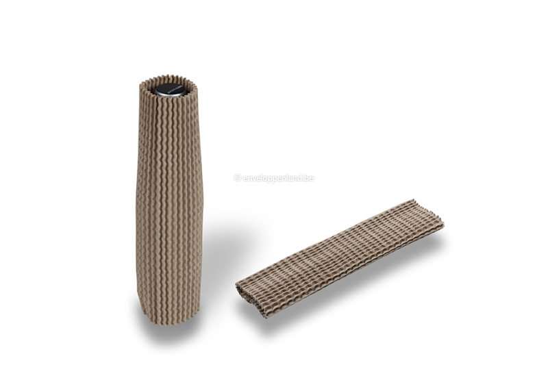 Kartonnen beschermhulzen kraft - 23 cm hoog: voor een diameter van 3.5 cm tot 5.5 cm
