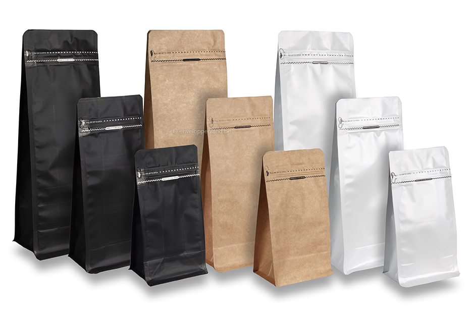 Stazakken met vlakke bodem