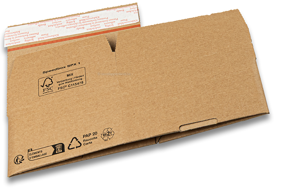 Autolockdoos - bruin, 160 x 130 x 70 mm - SPX1