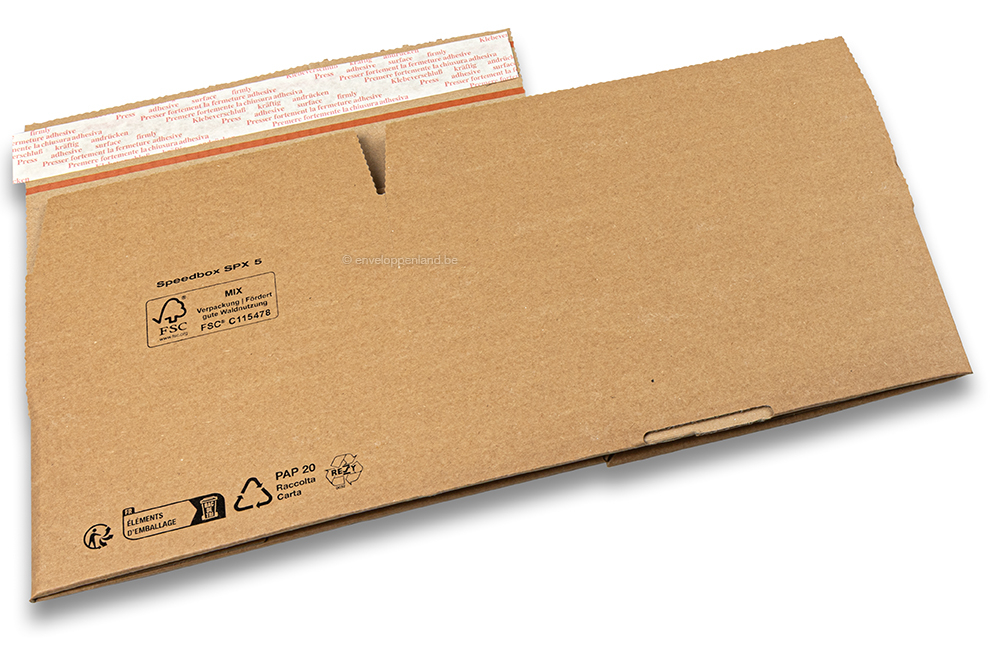 Autolockdoos - bruin, 230 x 130 x 80 mm - SPX5