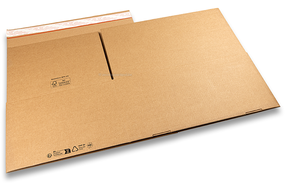 Autolockdoos - bruin, 430 x 300 x 200 mm - SPX25